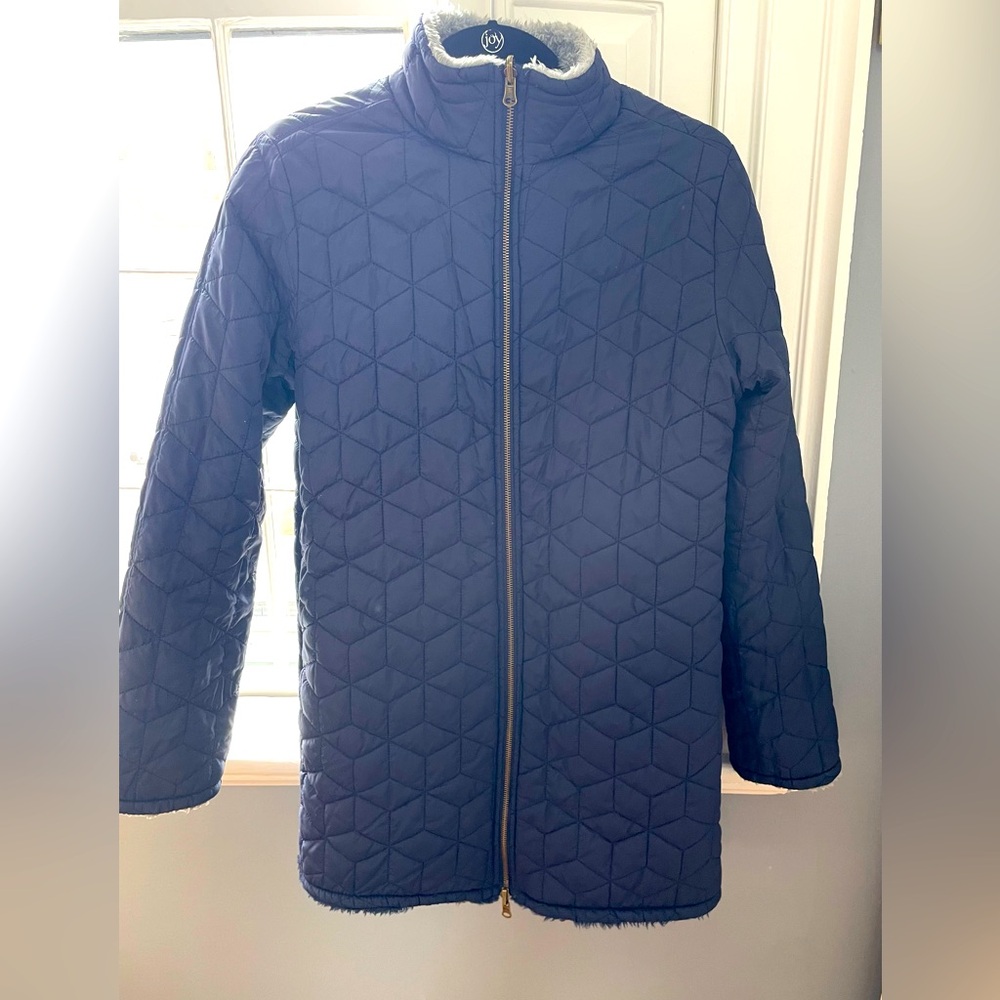 Carve Designs Mason Color Block Sherpa Reversible Quilted Jacket - Picture 5 of 6